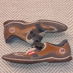 COLE HAAN COLLECTION Brown Suede Leather World Cup Series Sneakers Mens SZ 9.5